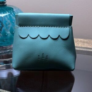 Portland Leather Aqua Penny Pouch